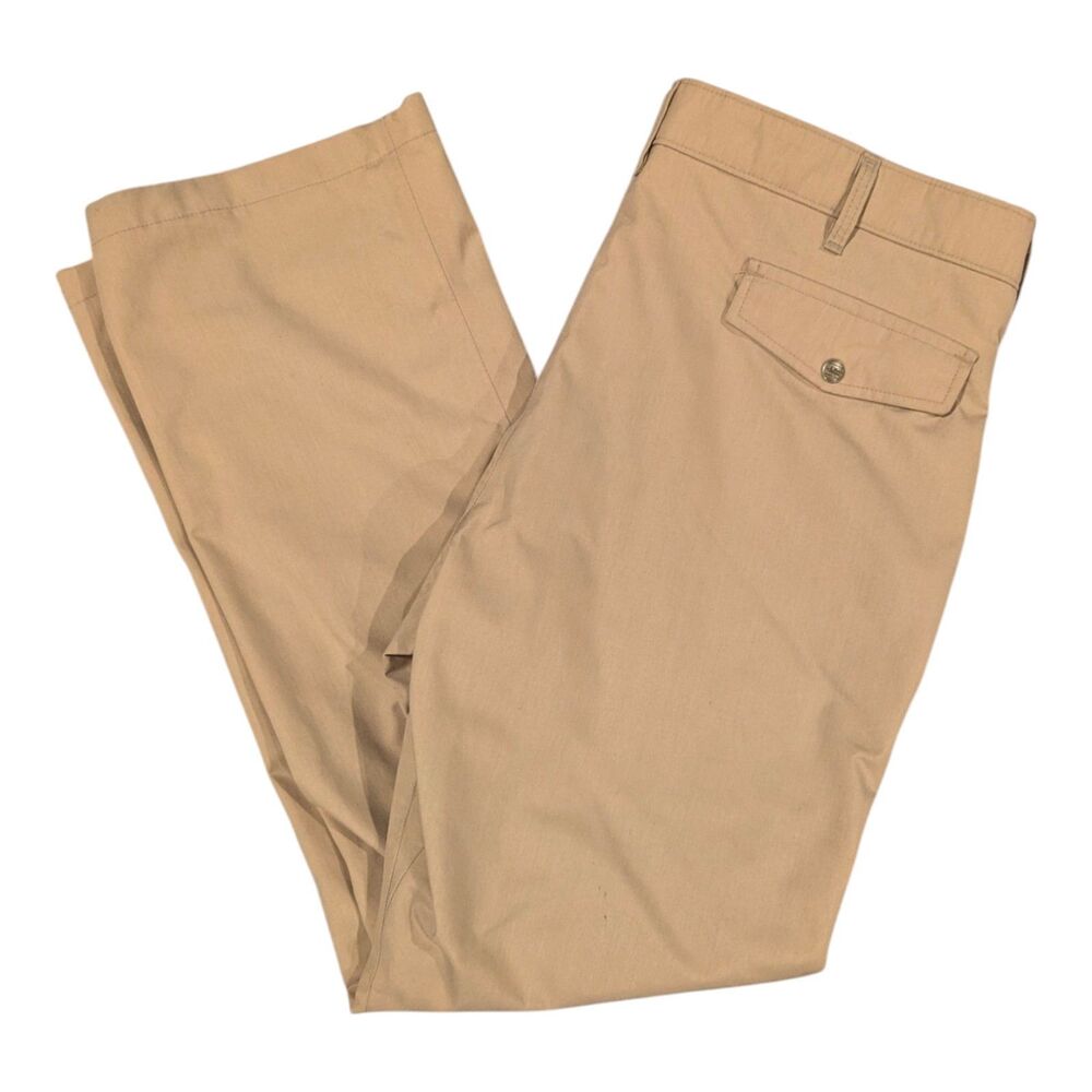 Vintage LL Bean Gore Tex Pants Mens 44x34 Khaki Zip Made In USA